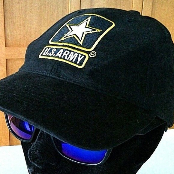 U.S.Army Other - United States Army Logo Military Ball Cap Adjustable Embroidered Black Hat Star